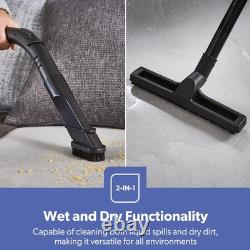 GEEPAS 1400W Vacuum Cleaner Wet and Dry Bagless 30L Cylinder Powerful Cleaning