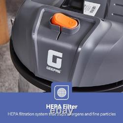 GEEPAS 1400W Vacuum Cleaner Wet and Dry Bagless 30L Cylinder Powerful Cleaning