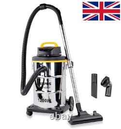 Geepas 1200W Wet & Dry Vacuum Cleaner Water Powerful Vac Workshop Home 23L