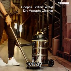 Geepas 1200W Wet & Dry Vacuum Cleaner Water Powerful Vac Workshop Home 23L