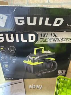 Guild 18V 4.0Ah Cordless Wet and Dry Vacuum Cleaner