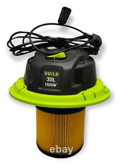 Guild 30L Steel Drum Wet and Dry Vacuum Cleaner Hoover 1500W GWD30