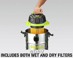 Guild 30L Wet & Dry Canister Vacuum Cleaner With Power Take Off 1500W