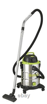 Guild 30L Wet & Dry Vacuum Cleaner with Power Take Off 1500W