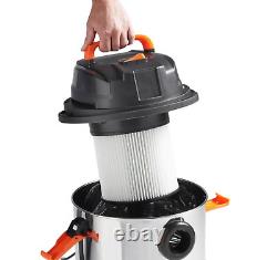 Heavy Duty Wet And Dry Vacuum Cleaner Large Shop Vac Portable Sawdust Water HEPA