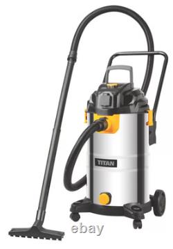 Heavy Duty Wet Dry Vacuum Cleaner 1500W 40L Capacity, Powerful Cleaning