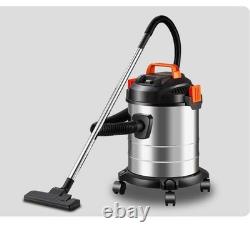 Heavy Duty Wet & Dry Vacuum Cleaner Strong 20 Litre 1200w Black + Hose & Tools