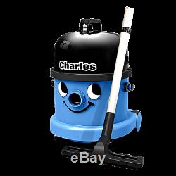 Henry Charles Numatic CVC370 Wet and Dry Vacuum Cleaner 15L Blue +A21 230V UK