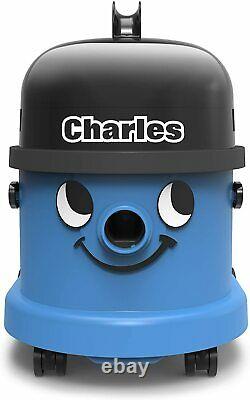 Henry Charles Wet and Dry Vacuum Cleaner, 15 Litre, 1060 W, Blue