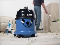 Henry Charles Wet and Dry Vacuum Cleaner, 15 Litre, 1060 W, Blue