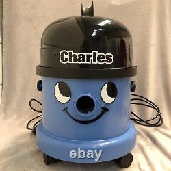 Henry Charles Wet and Dry Vacuum Cleaner, 15 Litre, 1060 W, Blue, Blue