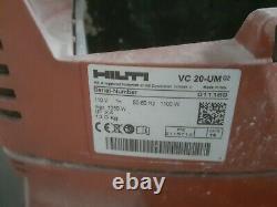 Hilti VC20-UM 110v Wet & Dry Vacuum Dust Extractor Vac Hoover Cleaner Industrial