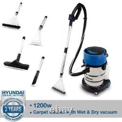 Hyundai Carpet Cleaner and Wet & Dry Vacuum 1200W 2-in-1 Upholstery Cleaner