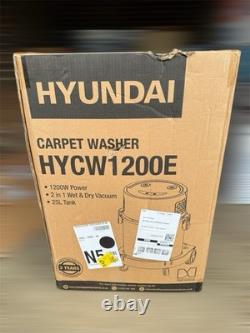 Hyundai Wet & Dry Vacuum, 2-in-1 Carpet Cleaner Upholstery 1200W HYCW1200E NEW
