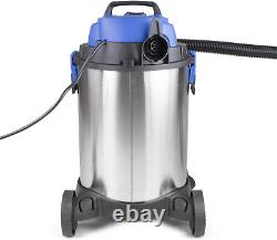 Hyundai Wet and Dry Vacuum Cleaner 30L, 1400W, Industrial Vacuum Cleaner, 4.5m &
