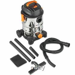 INDUSTRIAL Wet Dry Vacuum Cleaner Powerful Portable Hoover Commercial Steel 30L