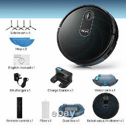 INLIFE Robot Vacuum Cleaner 2500Pa 2 in 1 Wet Dry Mopping Auto Robot APP SUPPORT