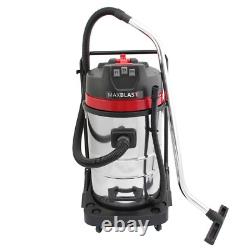 Industrial Vacuum Cleaner 80L Wet & Dry 3000W Stainless Steel Commercial Hoover