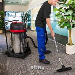 Industrial Vacuum Cleaner 80L Wet & Dry 3000W Stainless Steel Commercial Hoover