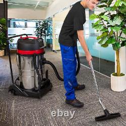 Industrial Vacuum Cleaner 80L Wet & Dry 5 Attachments Commercial Cleaning 3000W