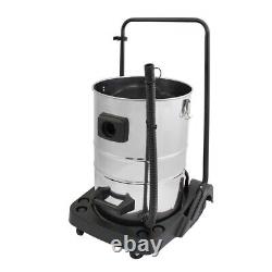 Industrial Vacuum Cleaner Wet & Dry Vac Extra Powerful Stainless Steel 80L 3000W
