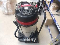 Industrial Vacuum Cleaner Wet Dry Vac Extra Powerful Stainless Steel 80L A2686