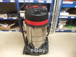 Industrial Vacuum Cleaner Wet Dry Vac Extra Powerful Stainless Steel 80L A2746