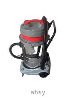 Industrial Vacuum Cleaner Wet and Dry 80L Tank 4800W Triple Motor Heavy Duty