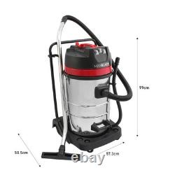 Industrial Wet & Dry Vacuum Cleaner & Attachments, Powerful