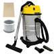 Industrial Wet & Dry Vacuum Cleaner & Attachments, Powerful 1400W, 30 Litre