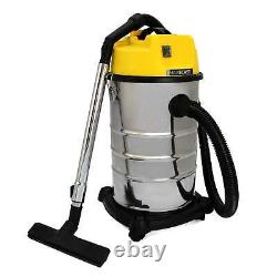 Industrial Wet & Dry Vacuum Cleaner & Attachments, Powerful 1400W, 30 Litre