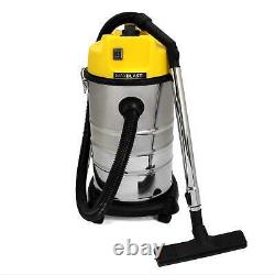 Industrial Wet & Dry Vacuum Cleaner & Attachments, Powerful 1400W, 30 Litre