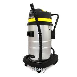 Industrial Wet & Dry Vacuum Cleaner & Attachments, Powerful 1400W, 50 Litre