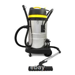 Industrial Wet & Dry Vacuum Cleaner & Attachments, Powerful 1400W, 50 Litre