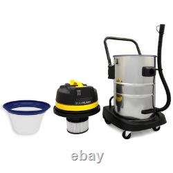 Industrial Wet & Dry Vacuum Cleaner & Attachments, Powerful 1400W, 50 Litre