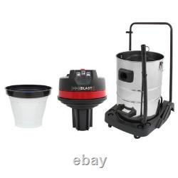 Industrial Wet & Dry Vacuum Cleaner & Attachments, Powerful 3000W, 80 Litre