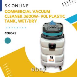 JOVS Commercial & Industrial Vacuum Cleaner 90L Wet/Dry 3600W Plastic Tank JOVS Commercial & Industrial Vacuum Cleaner 90L Wet/Dry 3600W Plastic Tank