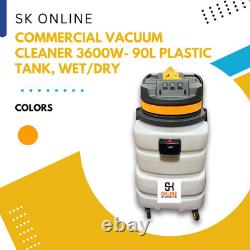 JOVS Commercial & Industrial Vacuum Cleaner 90L Wet/Dry 3600W Plastic Tank JOVS Commercial & Industrial Vacuum Cleaner 90L Wet/Dry 3600W Plastic Tank