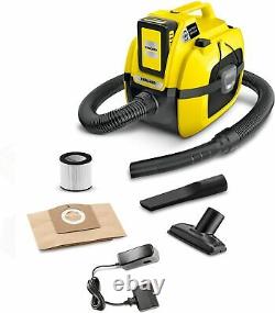 KARCHER WD1 Battery Wet & Dry Vacuum Cleaner 1.198-302.0 Inc Battery & Charger
