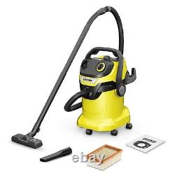 Kärcher Garden Patio Outdoor WD 5 Corded Wet & dry Vacuum Cleaner, 25.00L