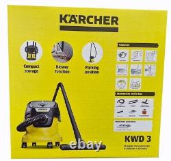 Karcher KWD3 Wet And Dry Vac Vacuum Cleaner Multi Care Cleaning KWD 3