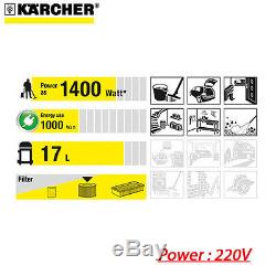 Karcher MV3 Multi Purpose Vacuum Cleaner Wet & Dry 1400W 17L 220V