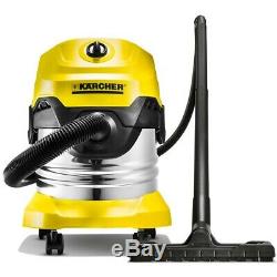 Karcher WD4 Compact Wet and Dry 20L Vacuum Cleaner, All Floor Types, 2.2m Hose