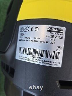 Karcher WD4 Wet and Dry Vacuum Cleaner 16282030 New Working Motor