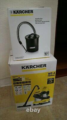 Karcher WD4 wet & dry vacuum cleaner with Ash bin