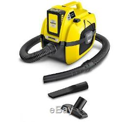 Karcher WD 1 18v Cordless Wet and Dry Vacuum Cleaner 1 x 2.5ah Li-ion
