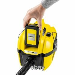 Karcher WD 1 Cordless Wet & Dry Cleaner Yellow New from AO