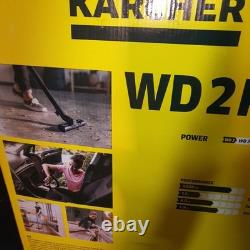 Kärcher WD 2 Plus Bagged Wet & Dry Cleaner Yellow New + Karcher Window vac