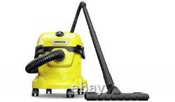 Karcher WD 2 Plus Wet & Dry Vacuum Cleaner Industrial Super Strong Hoover UK