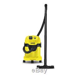 Karcher WD 3 P Wet & Dry Vacuum Cleaner with 17 Litre Tank 1000w 240v